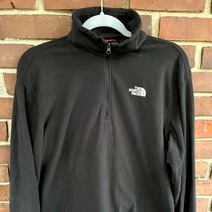 The North Face Quarter Zip Black Fleece Size Small